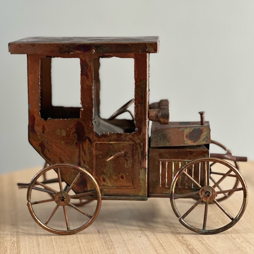 Vintage, copper, crank, and wind truck - Picture 5 of 5